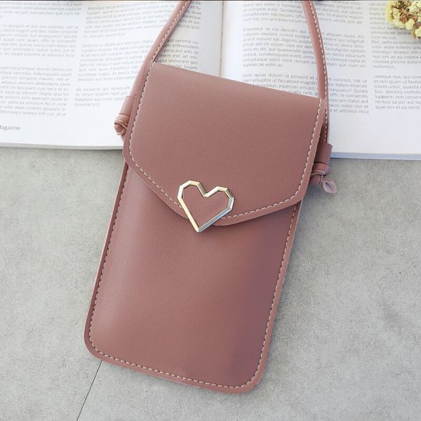 

women bag touch screen cell phone purse wallet leather shoulder strap handbag bolso