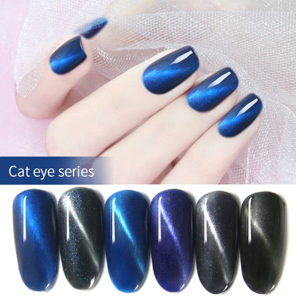 

cat eye nail polish magnetic ptherapy qq nail glue gel polishing fashion girls 10ml