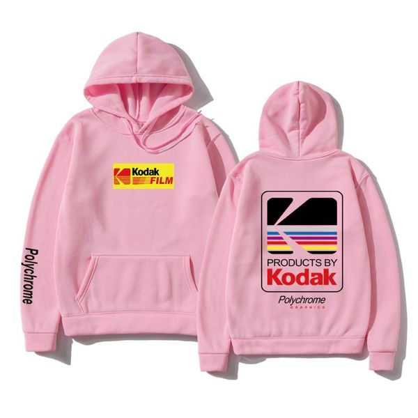 

японского harajuku толстовка мужчины женщина толстовка мода марка kodak печать streetwear мужской толстовка h h толстовка быстрой пересылка, Black