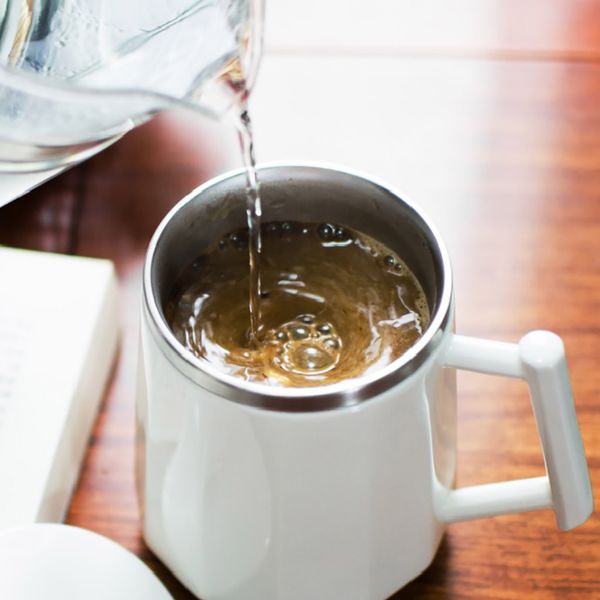 

new design self stirring mug no battery mixing coffee cup no charge auto spining white ceramic with fixed rotor