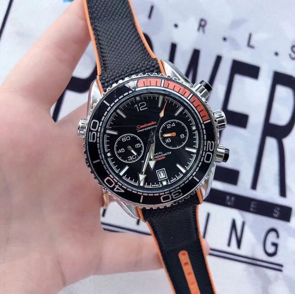 

fashion mens watches satch genuine leather strap 42mm dial quartz wrist watch for men's valentine gift reloj de lujo, Slivery;brown