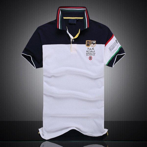 

mens brand new polo shirt men black watch classicual custom fit short sleeve cotton big horse polo team t-shi, White;black