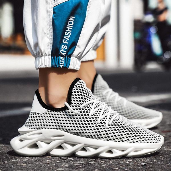 

lightweight sports shoes men sneakers run man sport shoes male athletic race summer white arena walking fitness gym b-362