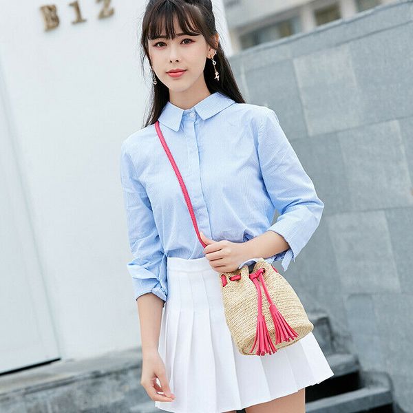 

women's handmade straw shoulder bag fashion rattan woven bucket bag tote