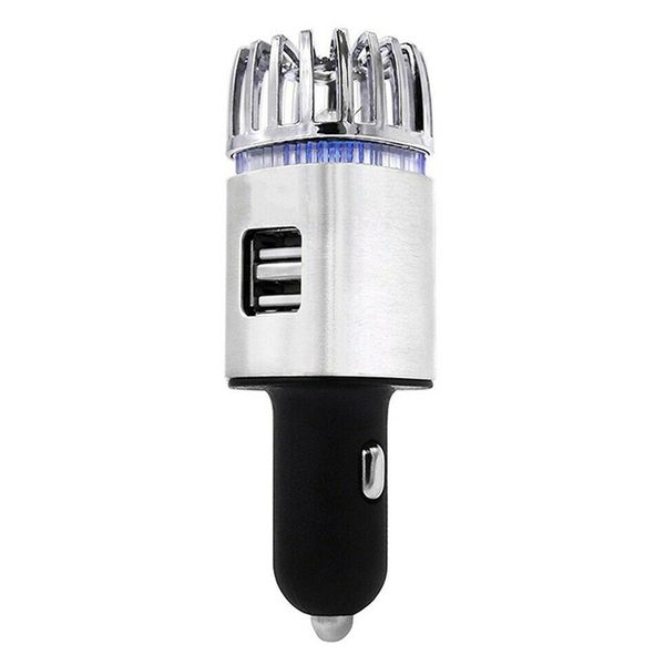 

car air freshener 2 in 1 usb fresh ionic purifier oxygen bar ozone ionizer