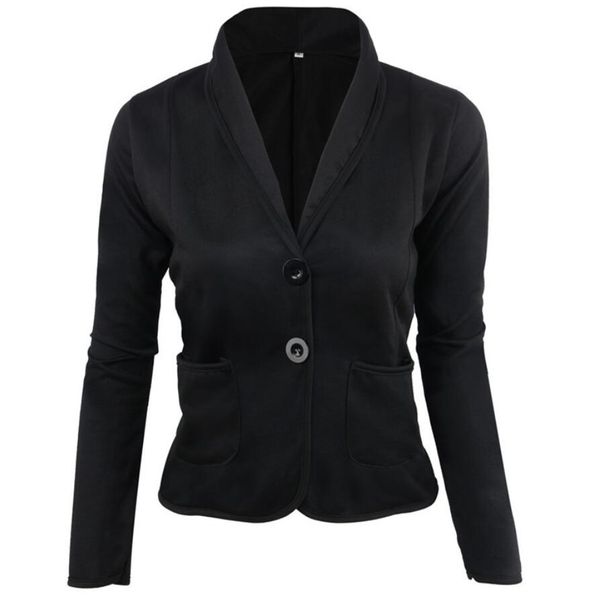 

black plus size s-6xl blazer suit slim blazer female 2018 womens business suits coat spring autumn all-match women blazers jackets, White;black