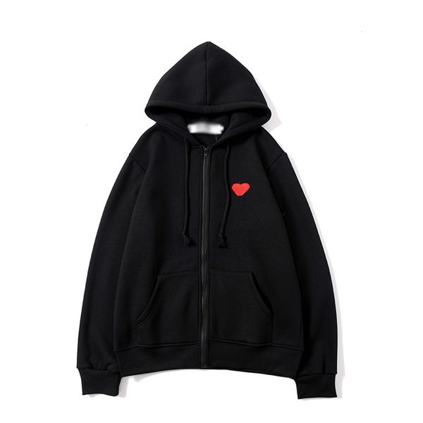 

играет высокого качества мужчины балахон logo молнии бархатные толстовки тенденции моды пара на заказ с капюшоном свитер печати отдых wild т, Black