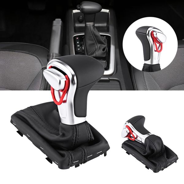 

oversea car gear shift knob gaitor boot cover leather for a5 a4l q5 b8 b8pa b9 2009 2010 2011 2012 2013 2014 2015 2016