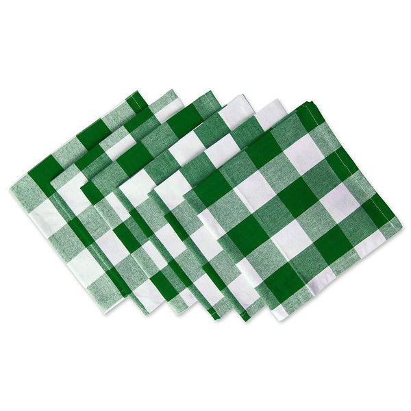 

100% cotton, machine washable, everyday buffalo check placemat for dinner parties & holidays