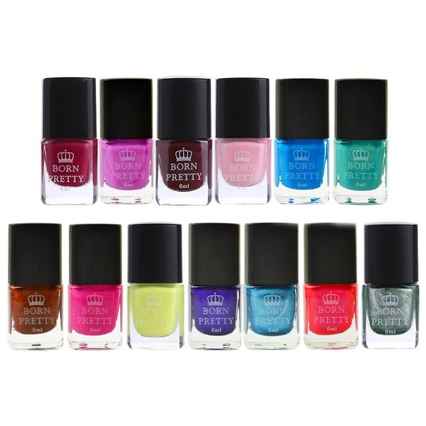 

born pretty stamping polish 25 patterns 6ml varnish nail plate printing polish stamping nail art tools