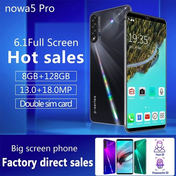 

2019 nova5 pro 6gb+128gb mobile phone 6.3inch smartphone fingerprint unlock cellphone hd camera bluetooth gps navigation hi-fi sound phones
