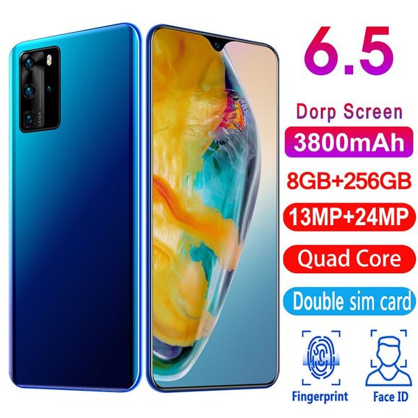 

p41pro смартфон взрыв пятно 6,5 дюйма внешней торговли всеобъемлющая большой экран смартфон оптовой за рубежом оем настройки