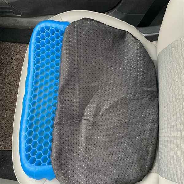 

fashion 3d honeycomb ice pad gel cushion non-slip soft and comfortable outdoor massage office chair cushion carpet dropshipping