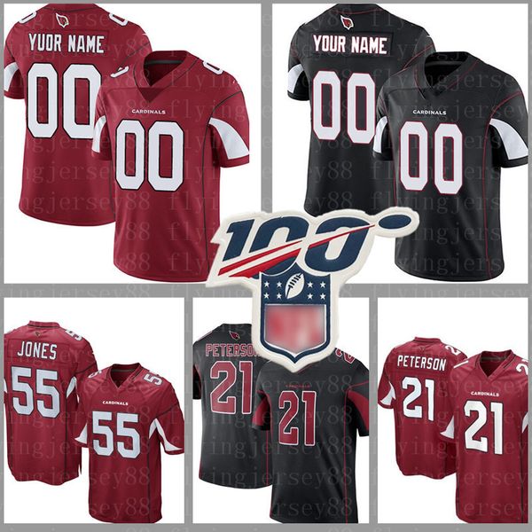 

arizona jersey cardinal custom josh rosen 55 chandler jones 40 patrick tillman 16 jake plummer 64 mason cole 36 budda baker sam bradford, Black;red