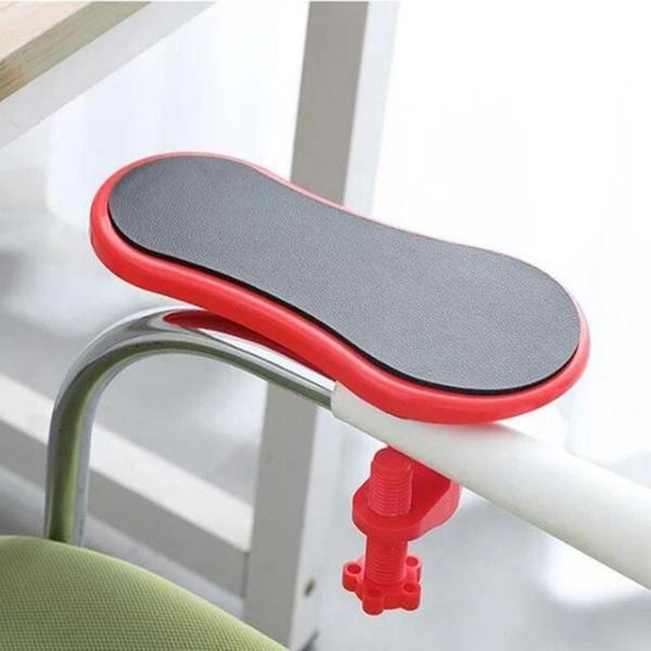 

rotating computer arm rest pad, ergonomic adjustable pc wrist rest extender, desk attachable home office mouse pad health care