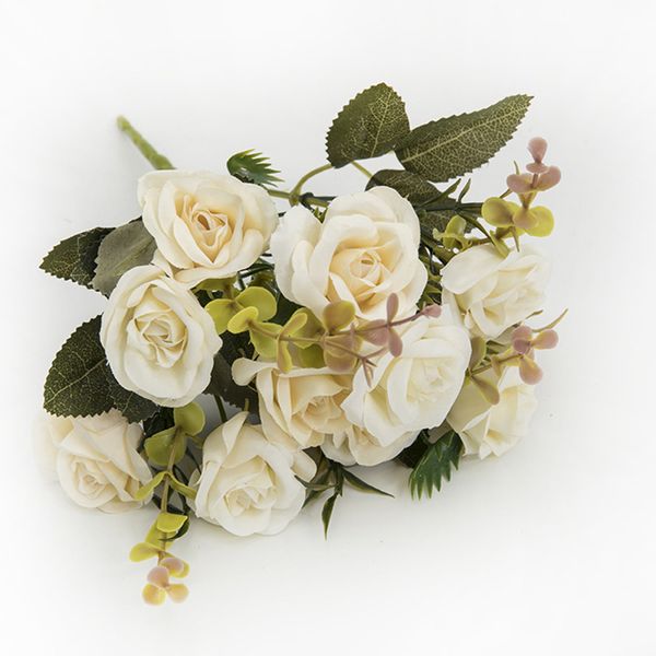 

art craft simulation bouquets fake flowers restaurant decoration artificial rose