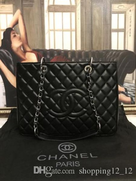 

fashion women's leather handbags gst chain shoulder bags messenger bags woman 3aa+ shopping bag luxury tote satchel clutch sac
