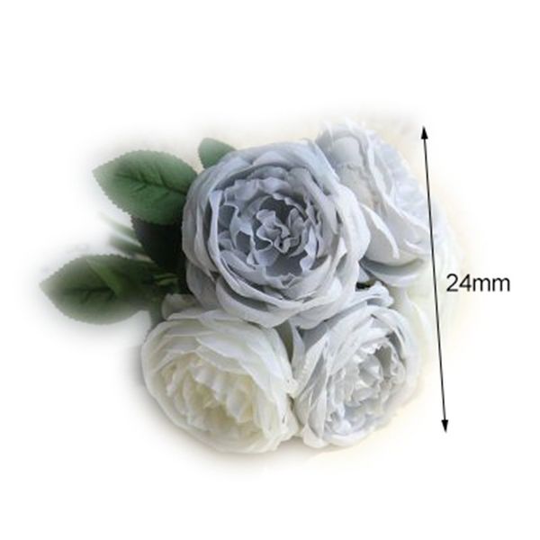 

imitation rose fake flowers lifelike wedding bouquet vase flower home decoration wedding ornament supplies