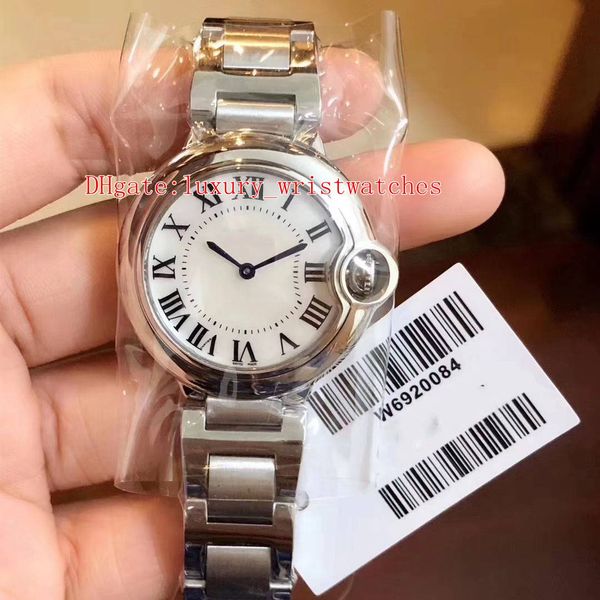 

fashion elling wristwatches bleu w6920084 33mm stainless steel 316l vk quartz chronograph working ladies women's watch watches, Slivery;brown