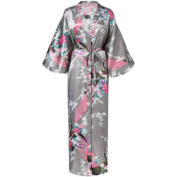 

изканнй пеаи веов женин robe кимоно мании леганнй еѬй длиннй ала, Black;red