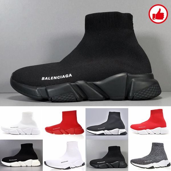 

designers sneakers speed trainer black red gypsophila triple black fashion flat sock boots casual shoes speed trainer runner with z2s2e