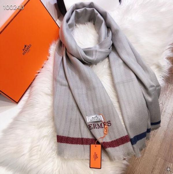 

изысканно вышитая шерстяной шарф дама осень и зима различной корейская версия серого британского ожерелья кашемир шали, Blue;gray