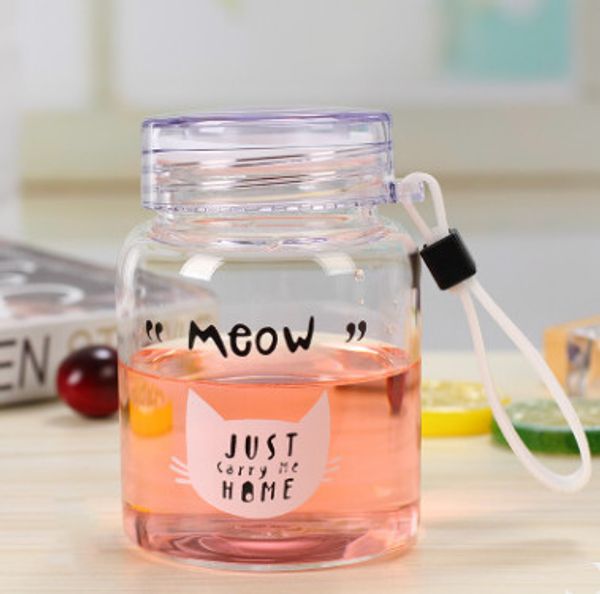 

creative gift water cup children's cartoon cup fruit flower teacup glass