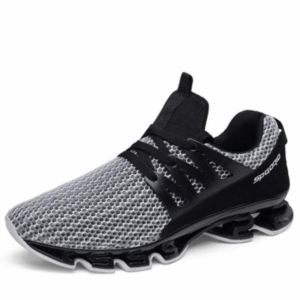 

2019 new summer men sneakers fashion spring outdoor shoes men casual men's shoes comfortable mesh for size 36-48, Black
