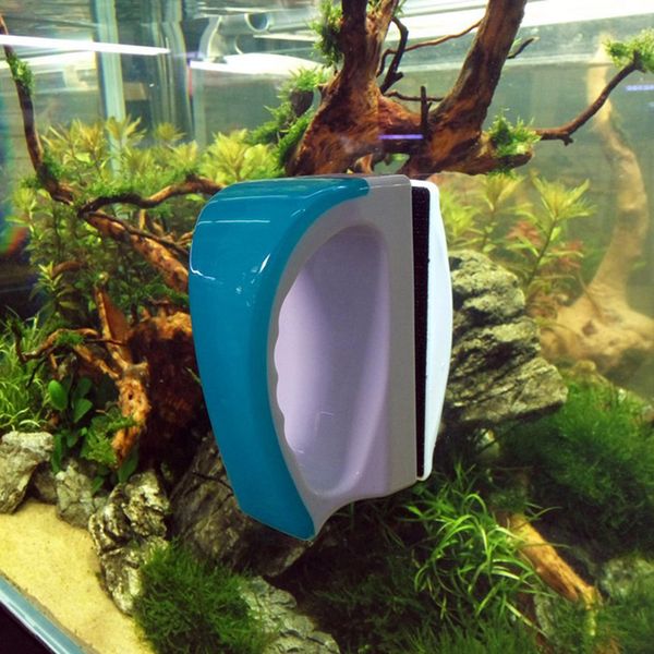 

floating brush magnetic aquarium fish tank glass seaweed scraper cleaner aquarium window cleaning magnets brush