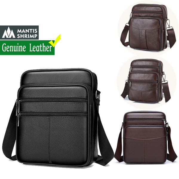 

креветка богомола из натуральной кожи лоскута для мужчин soft vintage сумка сумки мужчины креста тела сумки класса люкс одно плечо сумка для