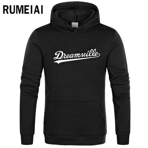 

2019 новая толстовка мужчины hip hop dreamville j cole письмо с капюшоном swag dv мужчину руно jcole толстовка зима толстовка новое прибытие, Black