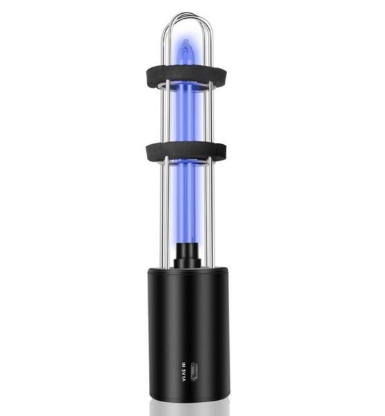 Mini casa recarregável ultravioleta uv esterilizer uv luz tubo bulbo desinfecção bactericida lâmpada de ozono esterilizer ácaros luzes presença cy88-7