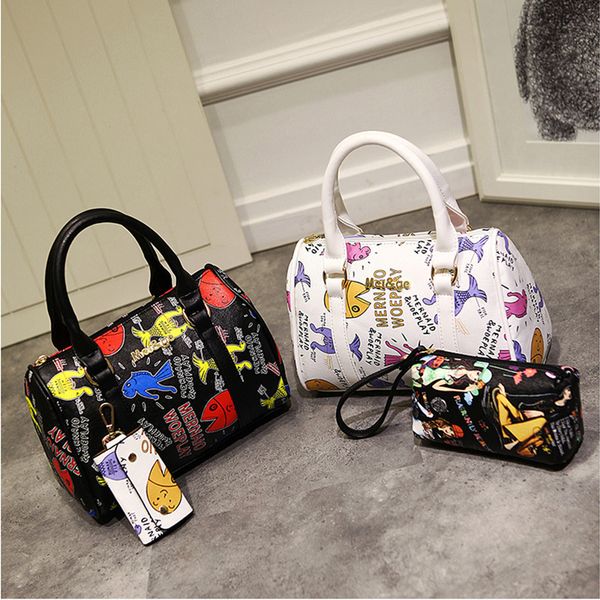 

женская сумочки тенденции мода шесть частей роскошных дам сумочка сумка композита сумки для женщин pu кожи высокого качества сумки