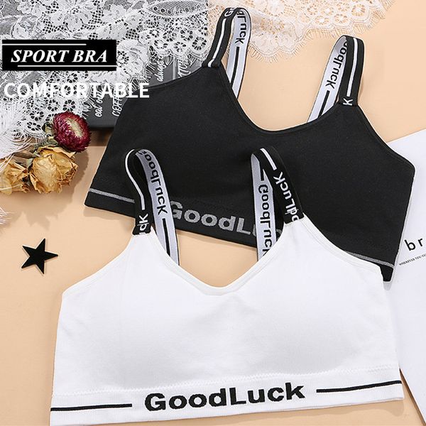 

active sports bra women yoga running cotton gym yoga wear wire stretch bra sports wear for women, White;black
