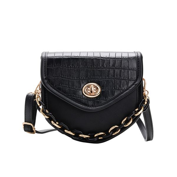 

crossbody bags for women handbag women solid pu leather mini semicircle women's shoulder messenger bag purses and handbags