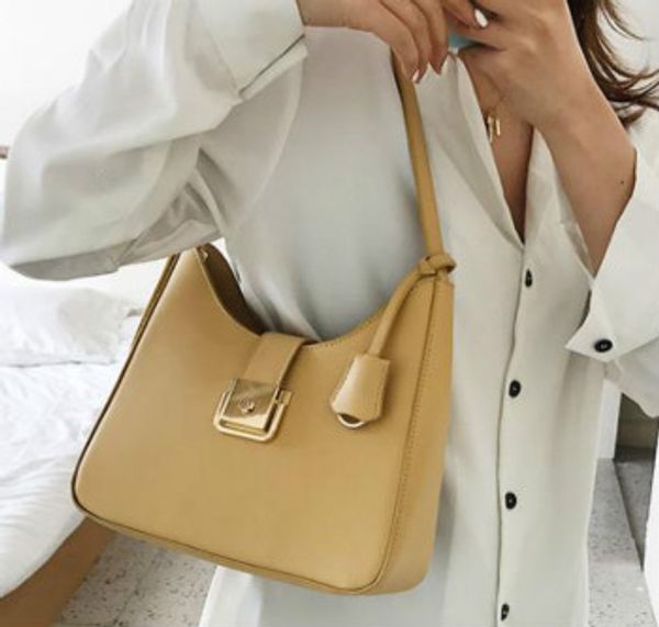 

Designer Senior Sense Niche Bag 2020 New Retro Fashion Baguette Luxury Casual Shoulder Slung Armpit Bag B