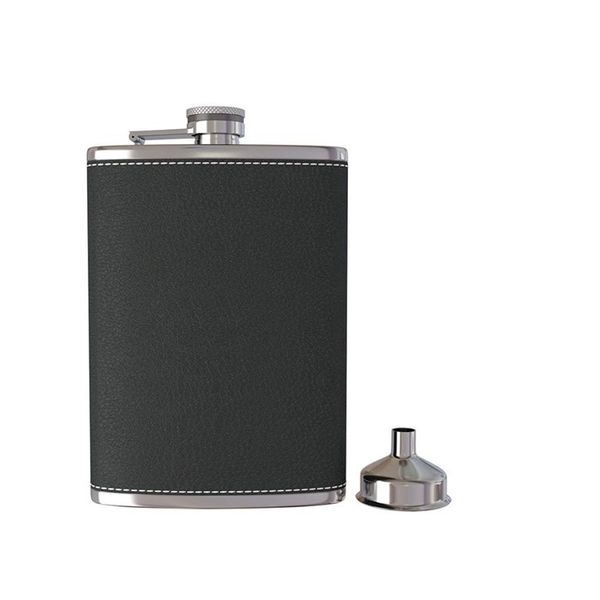 

каѬманнй лжка 8 oz воѬонкой из неѬжавеей али еѬной кожанм елом и геѬ