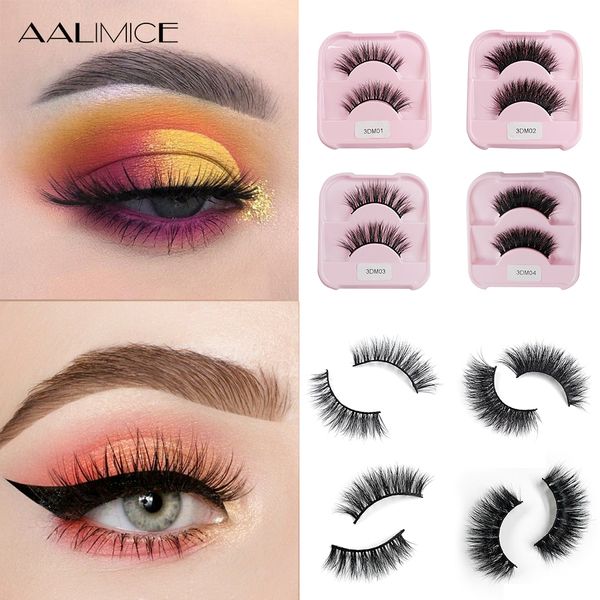 

aalimice 1 pairs 25mm 3d mink lashes natural long false eyelashes volume fake lashes makeup extension eyelashes maquiagem