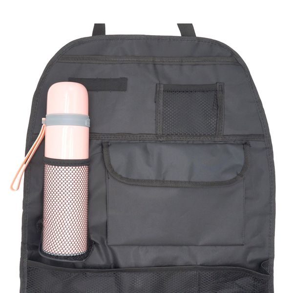 

multi-function car organizer seatback bag multi-pocket back seat storage organizer phone pocket drinks/tissue/pad container