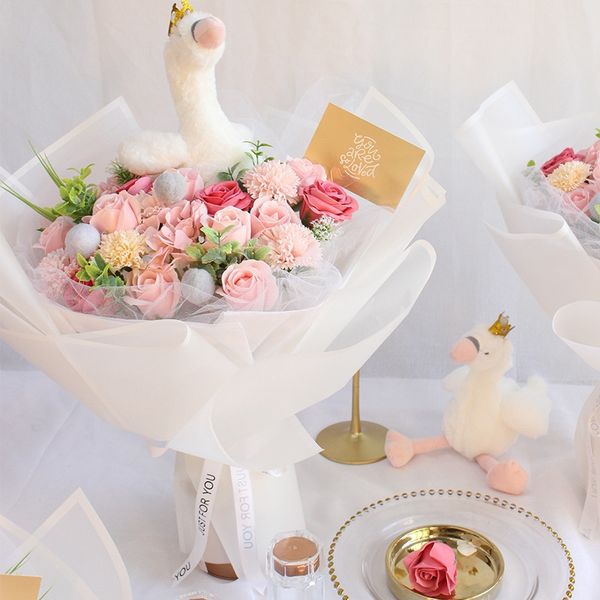 

последний дизайнерские творческие ины ветер лебединого мыла букет день рождественский подарок моделирование валентина розы подарок коробка п