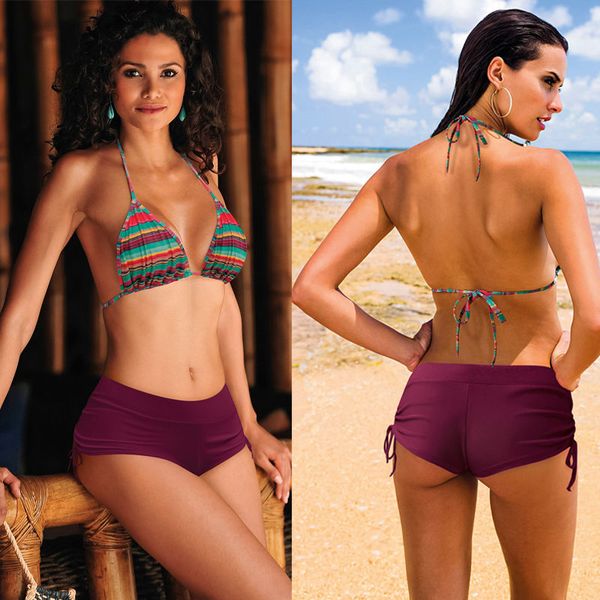 

itfabs new women summer plain swim shorts bikini swimwear short brief bottoms