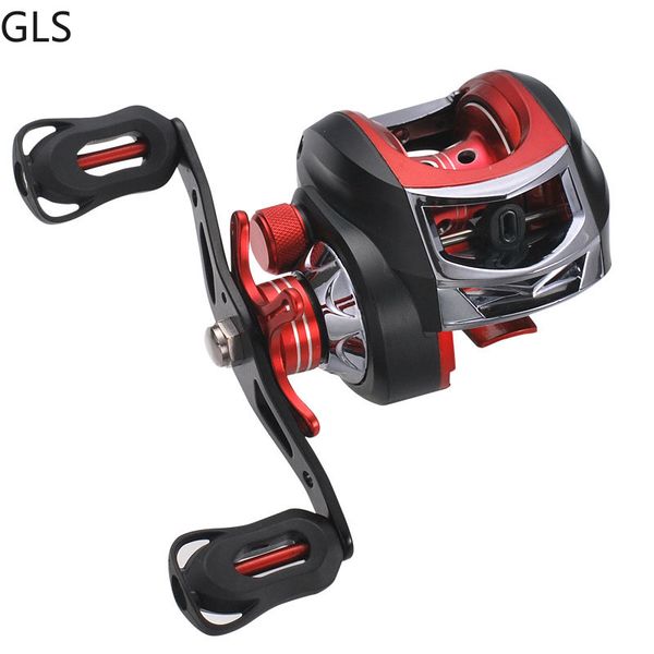 

6.3:1 baitcast fishing reel 13+1 bearing large line capacity lightweight freshwater saltwater bait casting fishing wheel tool