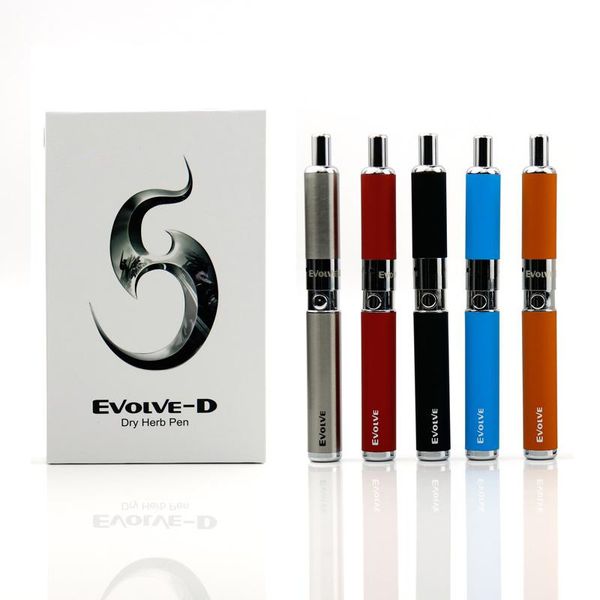 

Top Quality Evolve Plus-D Dry Herb Vape Pen Starter Kit 650mAh eGo Thread Battery Herbal Wax Atomizer Evolve Plus D XL Vaporizer