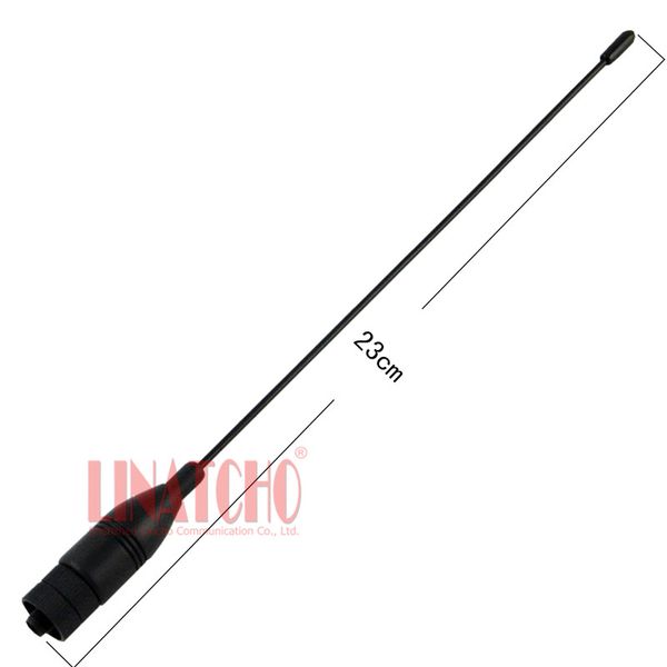 

na 666 uhf/vhf dual-band ham amateur antenna sma female connector for baofeng hyt tyt radio