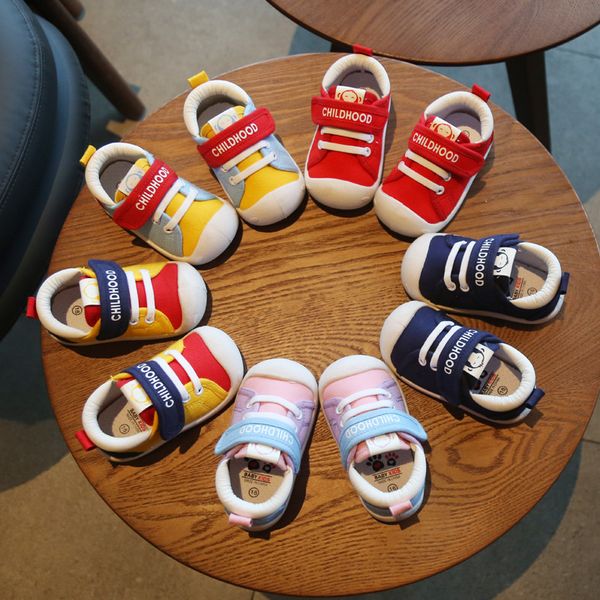 

2020 baby toddler shoes boy cotton canvas shoes baby spring autumn cotton casual newborn boy first walkers soft bottom