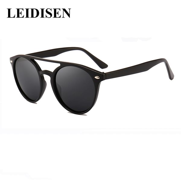 

new classic fashion hd polarized sunglasses men women round frame sun glasses men driving goggle eyewear masculino, White;black