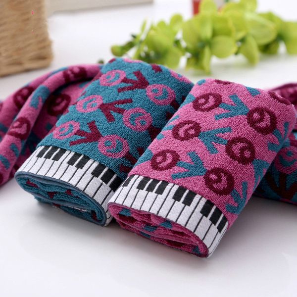 

cotton jacquard creative piano towel face water absorption gift towel bathroom accessories washcloth