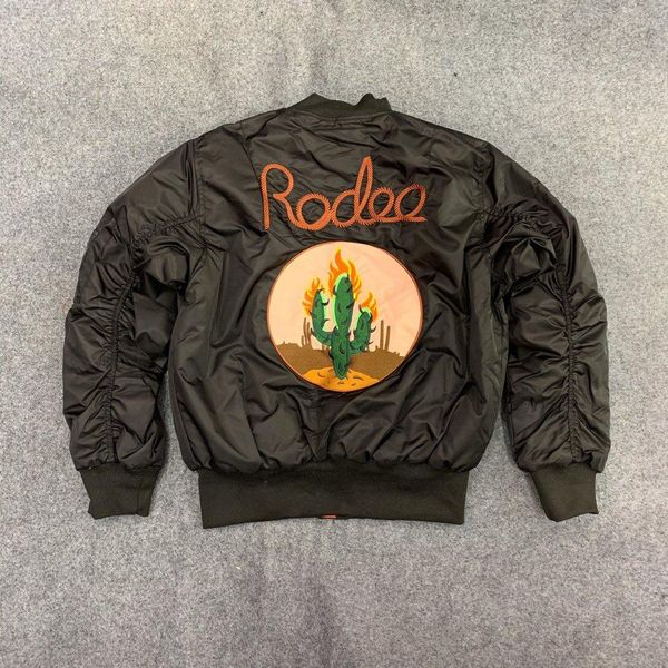 

travis scott rodeo down for men luxury autumn winter warm vintage coats down jacket parkas for men xsq, Black