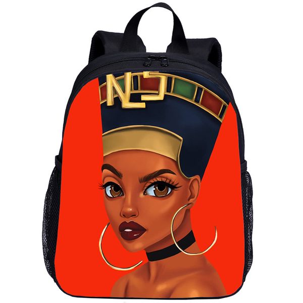 

2019 cute african girls children backpacks kindergarten schoolbag kids backpack children school bags baby girls prints backpacks