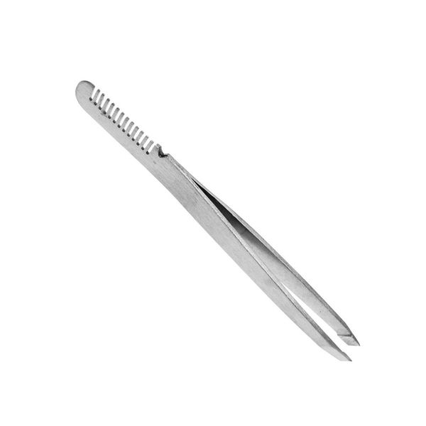 

stainless steel eyebrow clip with metal comb